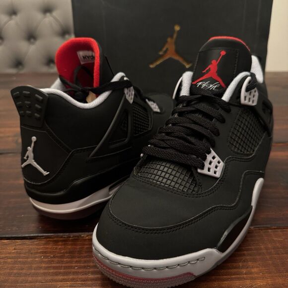 Nike Air Jordan 4 Retro Golf Bred Shoes main image 11
